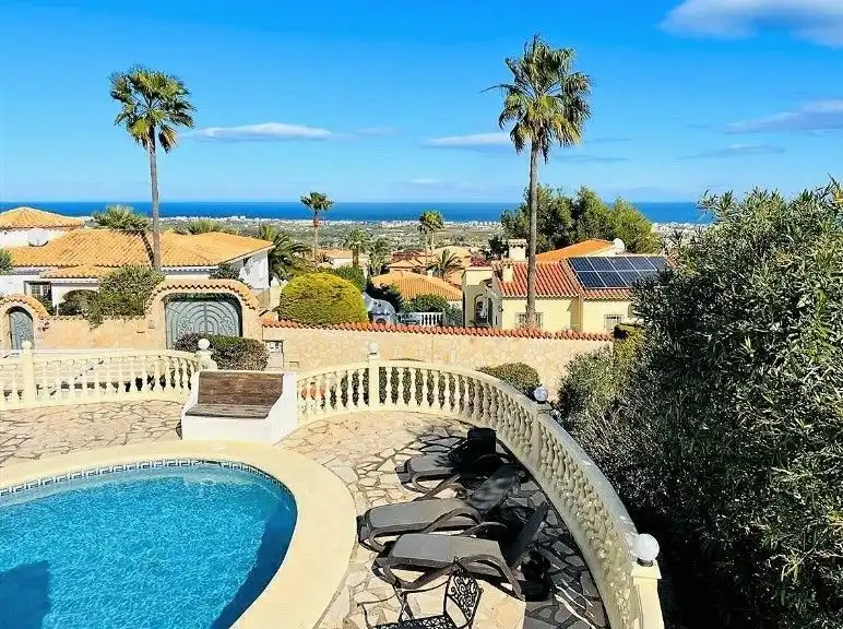 Exterior view of Houses for sale in Dénia  with Air Conditioner, Private garden and Swimming Pool