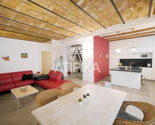 Living room of Duplex to rent in  Barcelona Capital  with Air Conditioner