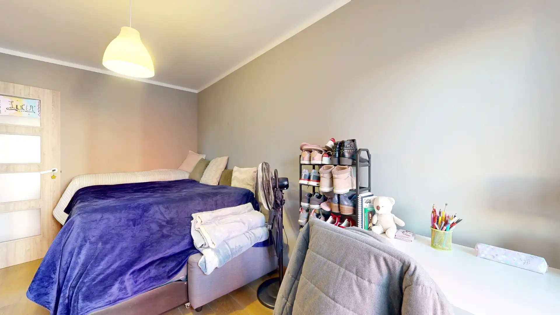 Bedroom of Flat for sale in Torrent  with Air Conditioner, Private garden and Balcony