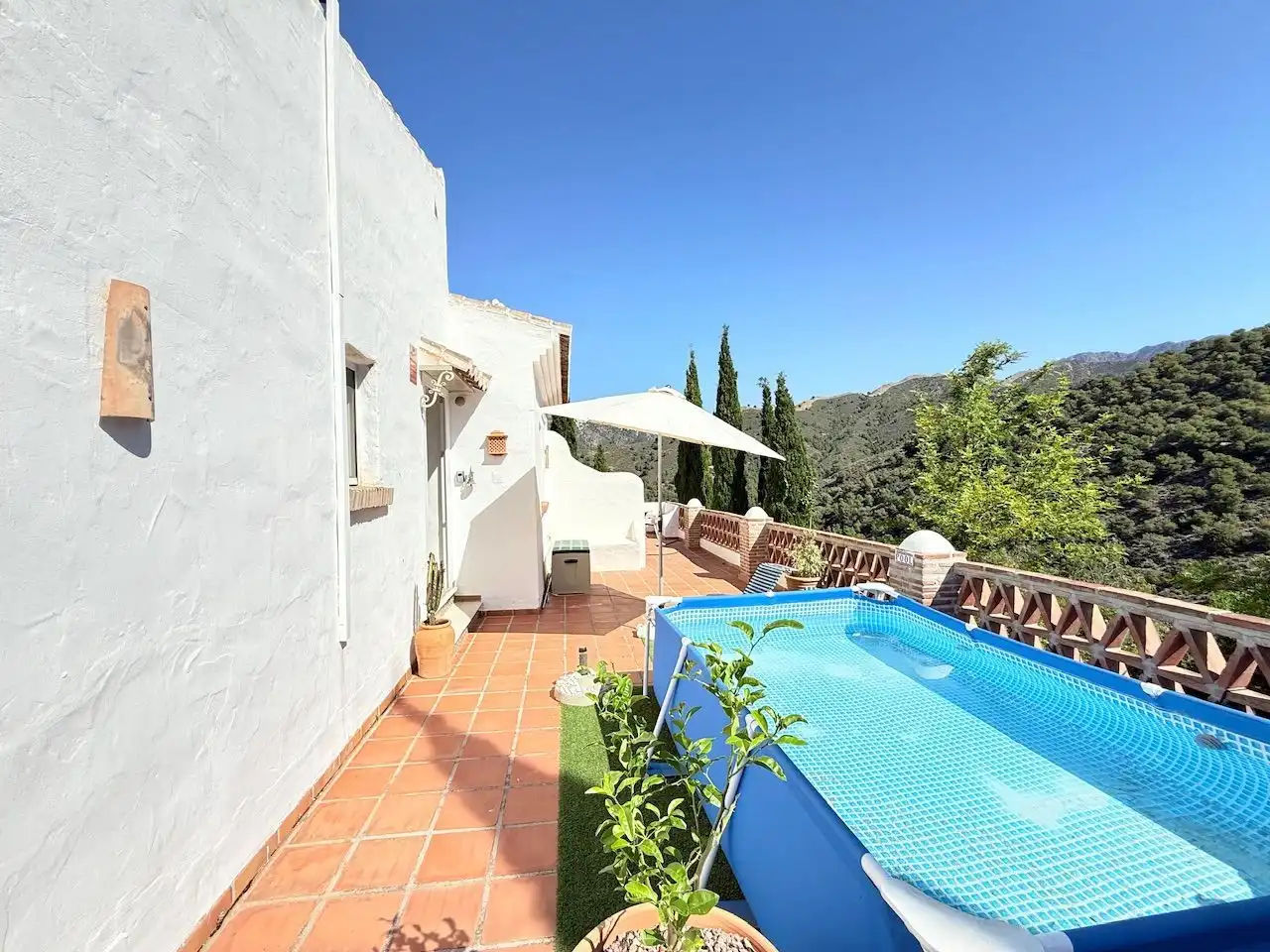 Terrassa de Casa o xalet en venda en Frigiliana amb Aire condicionat, Calefacció i Jardí privat