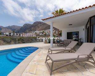 Exterior view of House or chalet for sale in Santiago del Teide  with Terrace and Swimming Pool