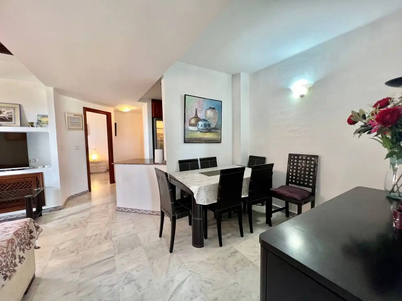 Dining room of Apartments for rent in Torrevieja  with Terrace, Swimming Pool and Furnished