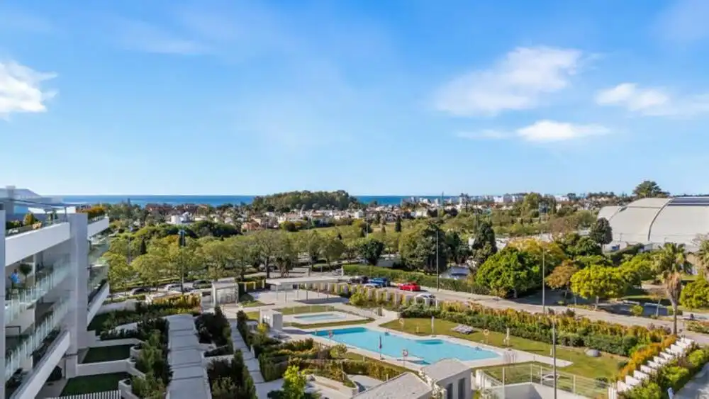 Exterior view of Apartments for rent in Marbella  with Air Conditioner, Terrace and Storage room