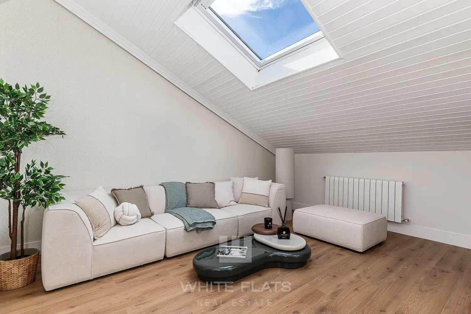 Sala de estar de Piso en venta en Madrid con Aire acondicionado y Terraza