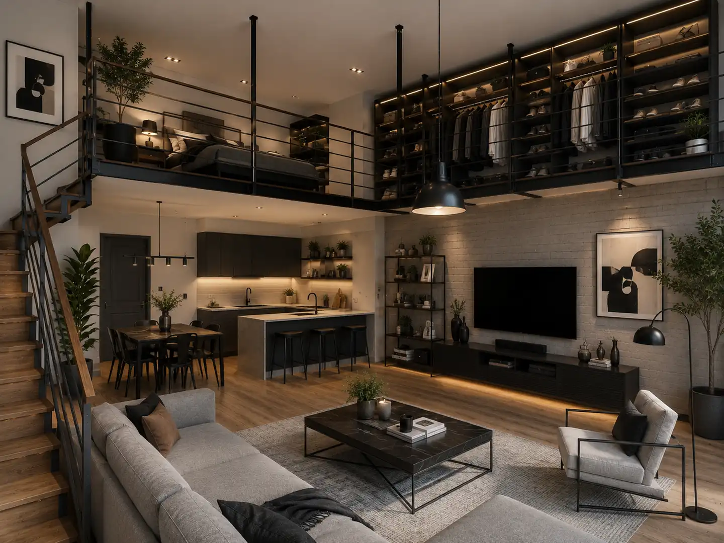 Sala de estar de Dúplex en venta en Alcobendas con Aire acondicionado y Domótica