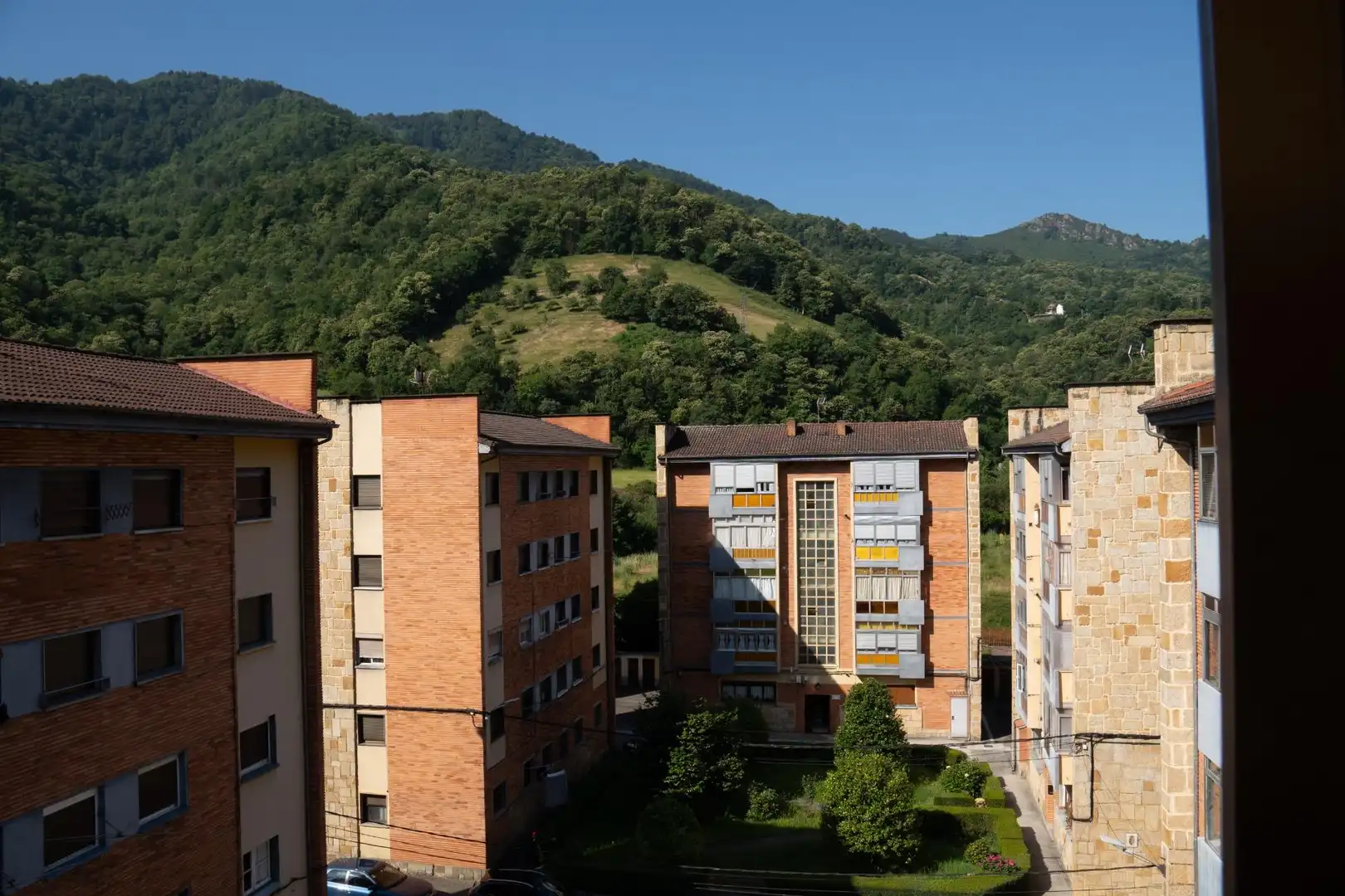 Exterior view of Flat for sale in Aller  with Heating and Furnished