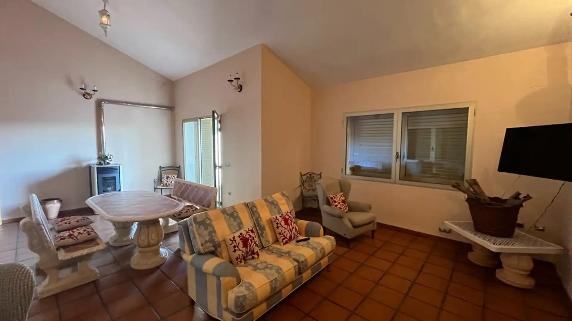 Living room of Houses for sale in Alcaraz  with Heating, Terrace and Storage room