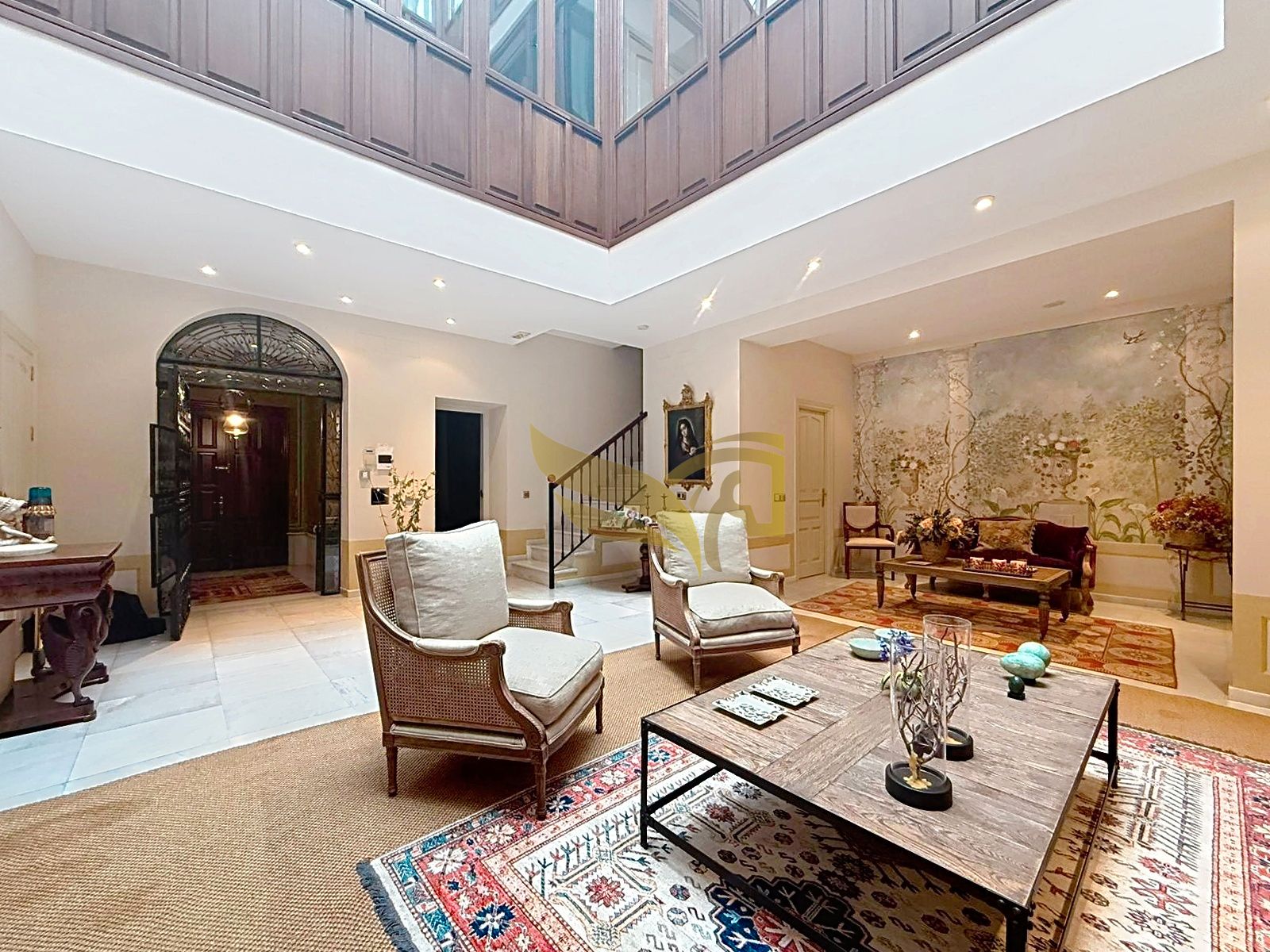 Living room of Single-family semi-detached for sale in  Sevilla Capital  with Air Conditioner, Heating and Private garden