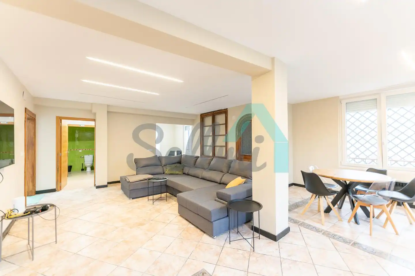 Living room of Houses for rent in Gijón   with Heating, Private garden and Terrace