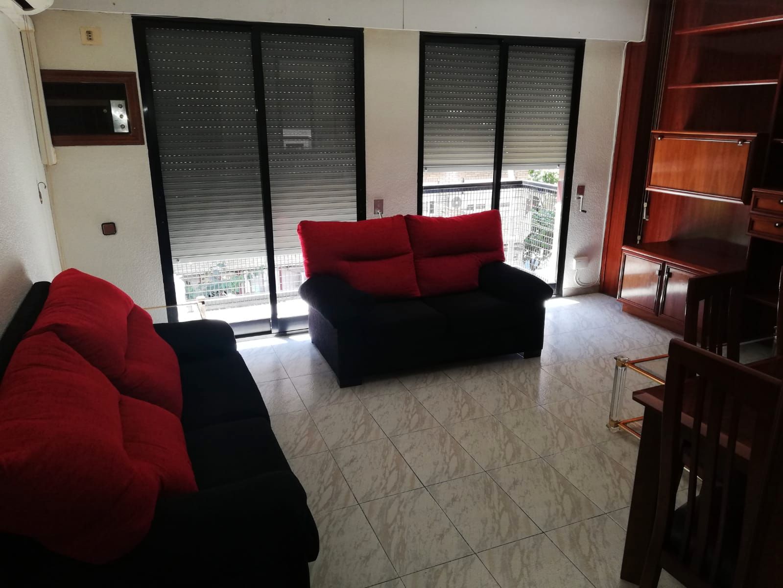 Living room of Flat to rent in  Murcia Capital  with Air Conditioner, Furnished and Oven