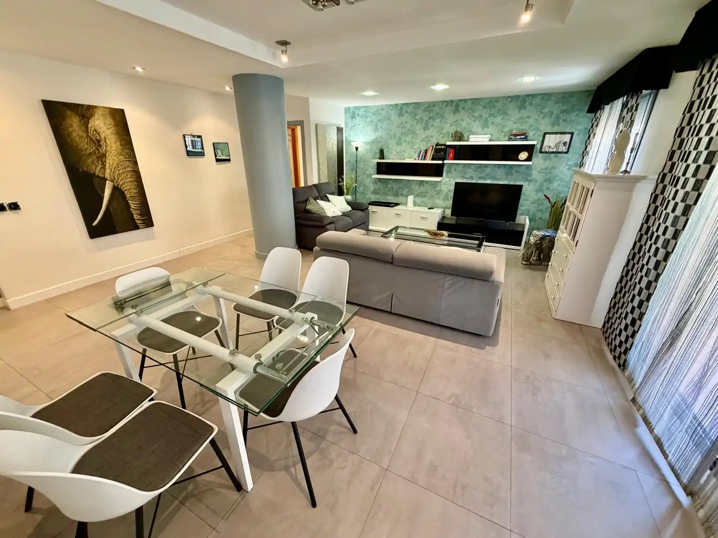 Sala de estar de Ático en venta en Rivas-Vaciamadrid con Aire acondicionado, Calefacción y Terraza
