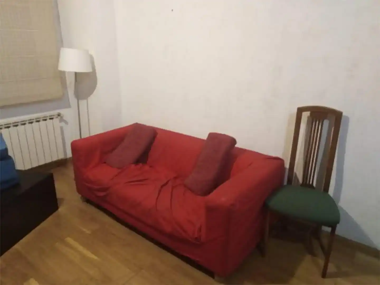 Sala de estar de Piso para compartir en Madrid con Parquet, Amueblado y Horno