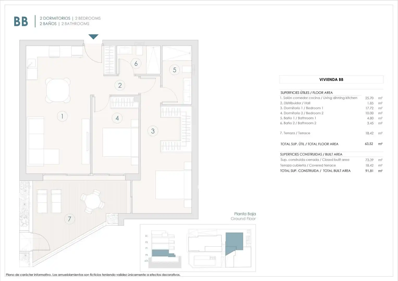 Apartamento con piscina en venta en Benijófar, imagen 7