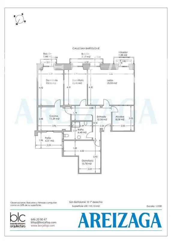Wohnung mit Balkon zum Verkauf in Calle San Bartolomé 10, imagen 47
