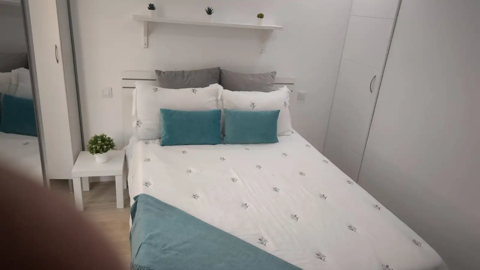 Schlafzimmer von Wohnung zur Miete in Las Palmas de Gran Canaria mit Möbliert, Waschmaschine und Mikrowelle