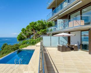 Swimming pool of Flat for sale in Roses  with Air Conditioner, Heating and Terrace