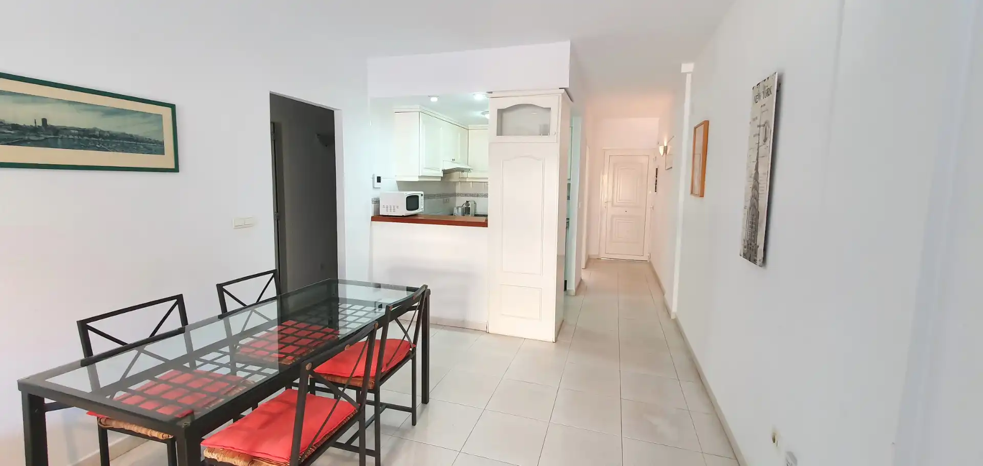 Cocina de Apartamento de alquiler en Dénia con Aire acondicionado, Calefacción y Terraza