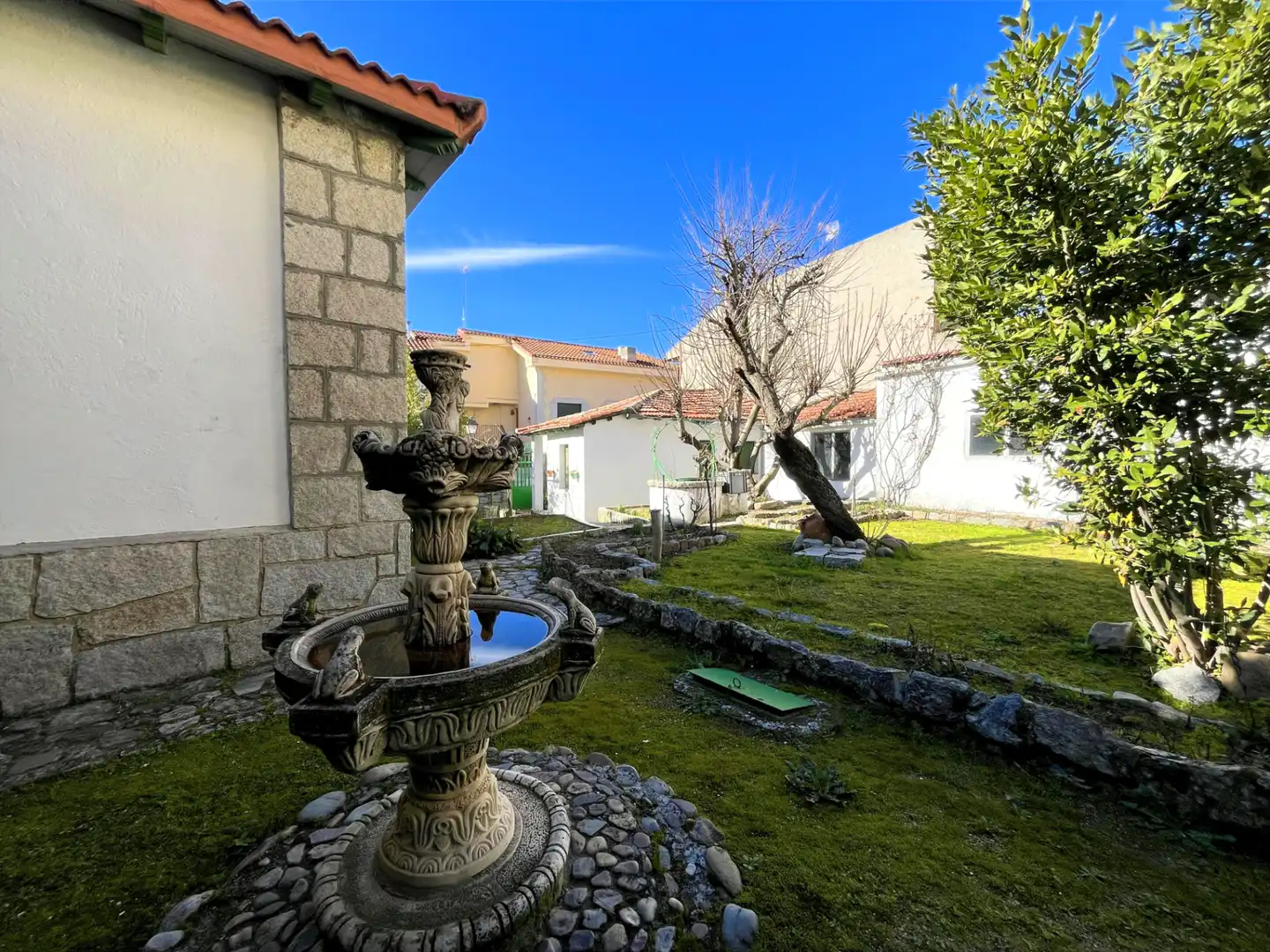 Jardí de Casa o xalet en venda en Guadarrama amb Calefacció, Jardí privat i Terrassa