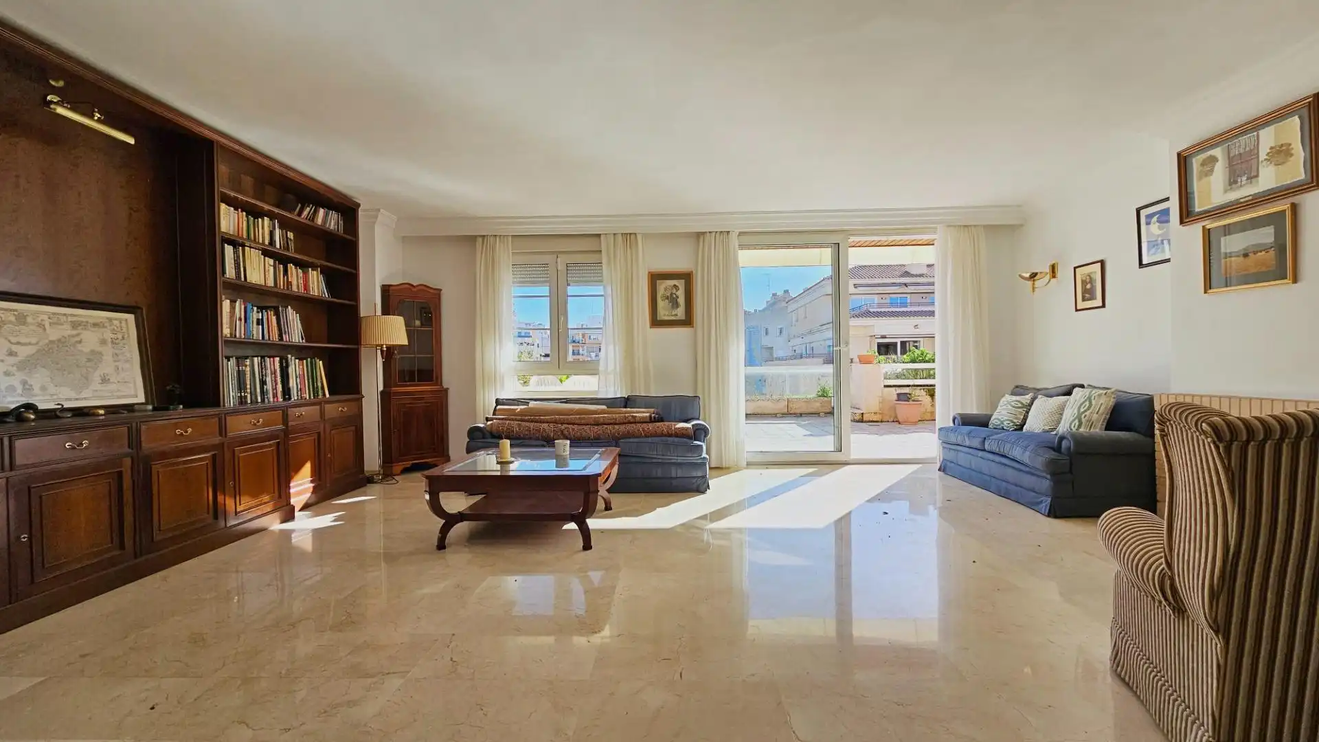 Sala de estar de Ático en venta en  Palma de Mallorca con Aire acondicionado, Calefacción y Terraza