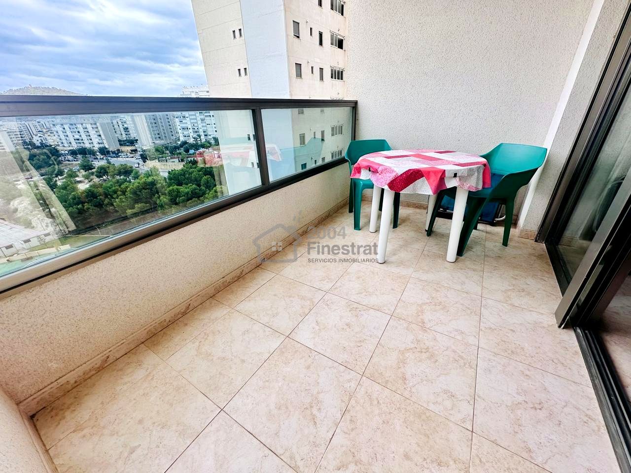 Terraza de Apartamento en venta en Villajoyosa / La Vila Joiosa con Aire acondicionado, Jardín privado y Terraza