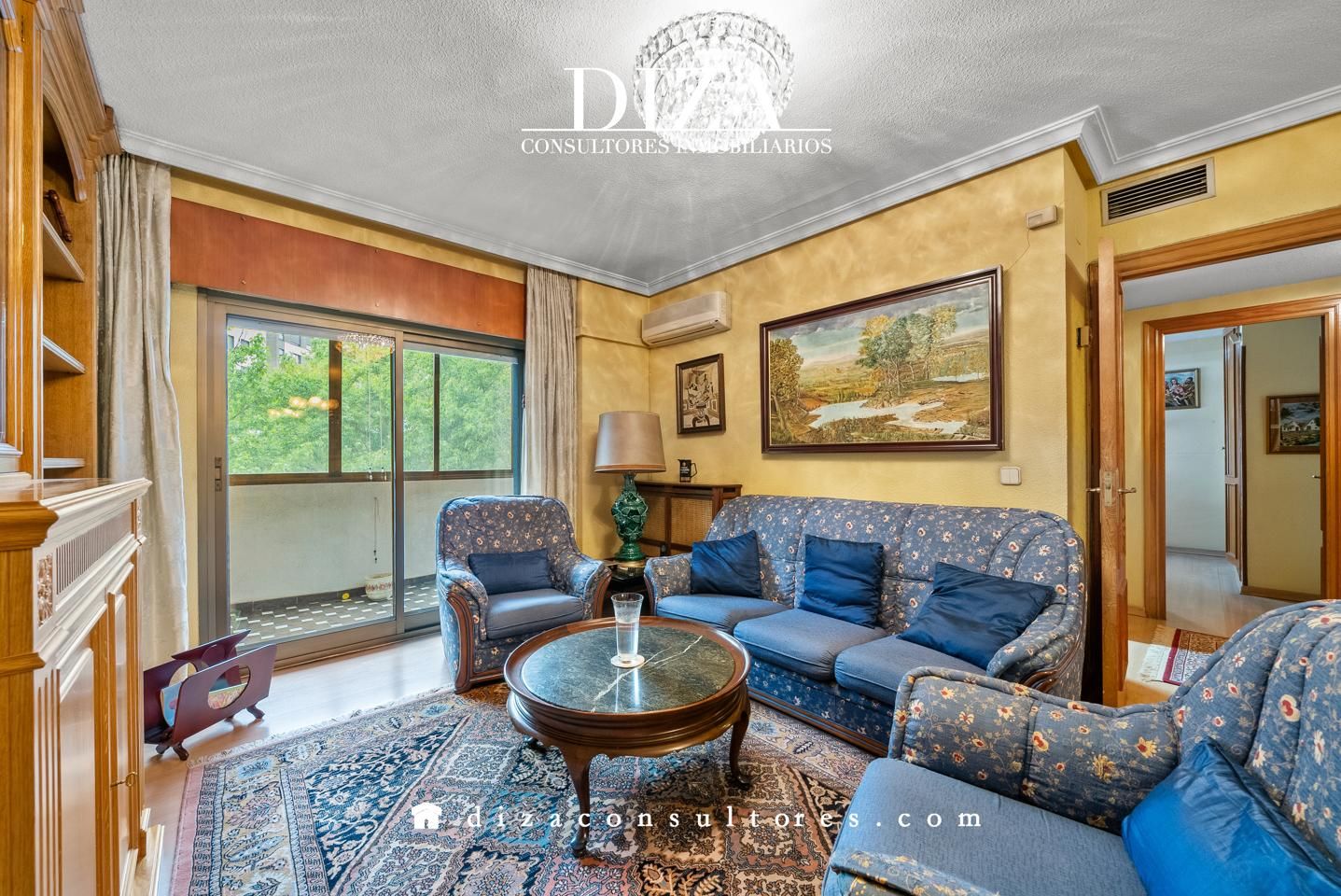 Exterior view of Flat for sale in  Madrid Capital  with Air Conditioner, Heating and Private garden
