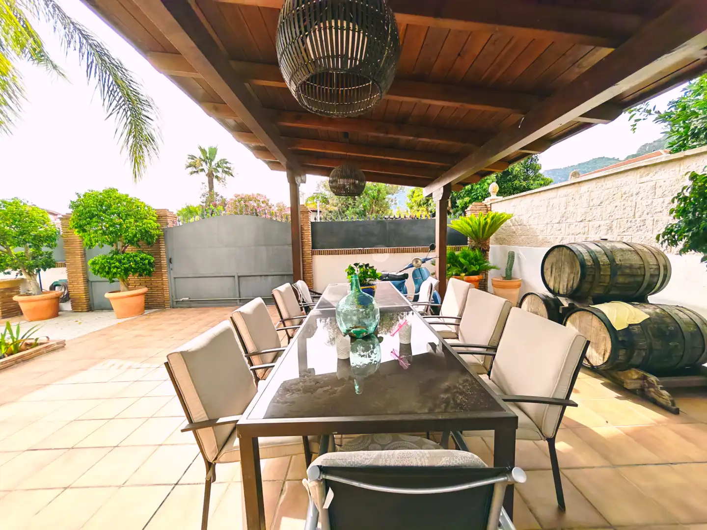 Terraza de Casa o chalet en venta en Alhaurín de la Torre con Aire acondicionado, Calefacción y Jardín privado