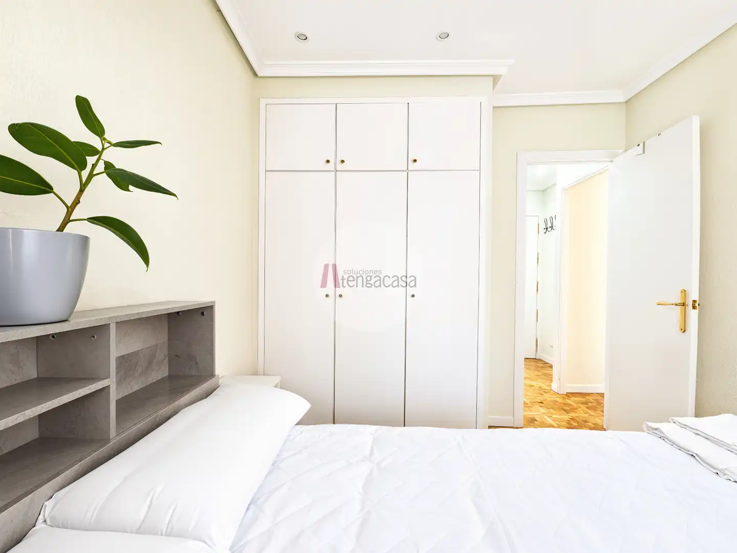 Habitación de Apartamento de alquiler en Madrid con Aire acondicionado, Calefacción y Terraza
