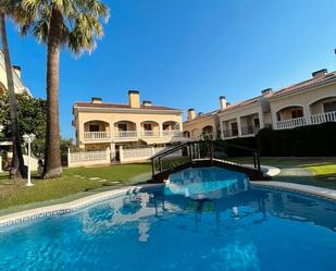 Exterior view of Single-family semi-detached for sale in Torredembarra  with Air Conditioner and Terrace