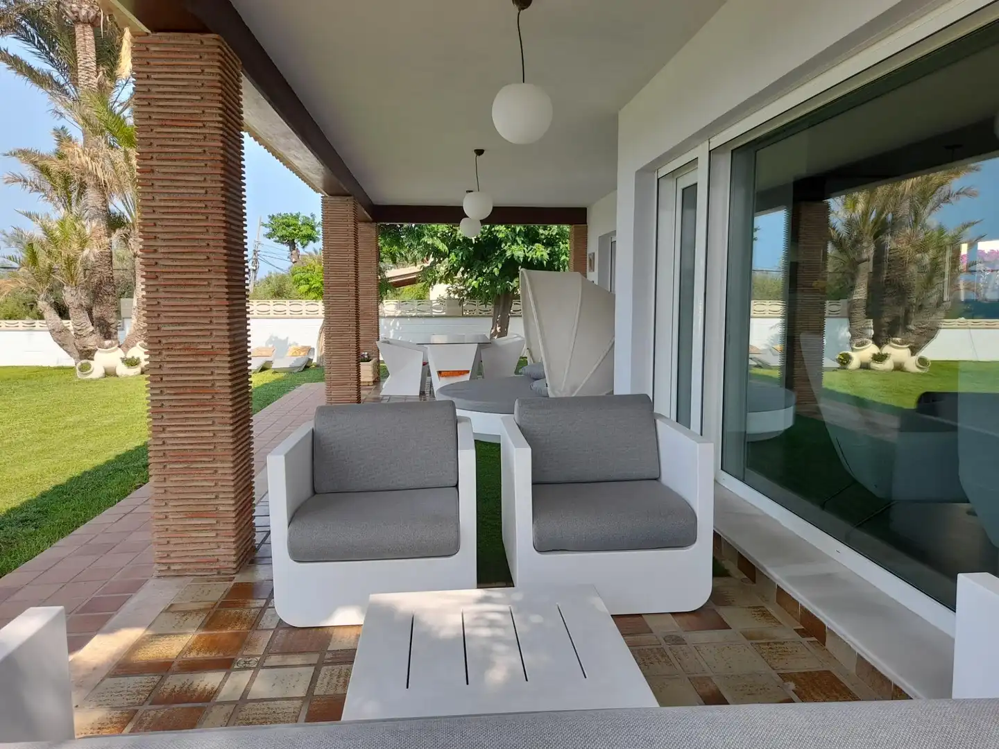 Terrassa de Casa o xalet en venda en Dénia amb Aire condicionat, Calefacció i Jardí privat