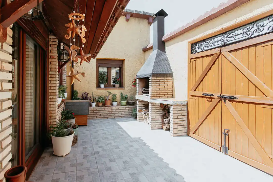 Terraza de Casa o chalet en venta en Lupiñén-Ortilla con Aire acondicionado, Calefacción y Jardín privado