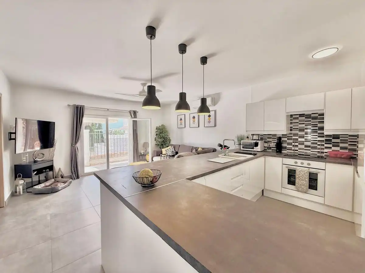 Kitchen of Detached homes for sale in Benalmádena  with Air Conditioner, Heating and Private garden