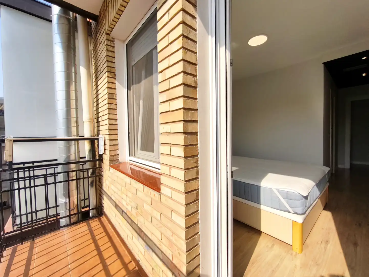 Terrasse von Wohnung zur Miete in  Logroño mit Klimaanlage, Heizung und Möbliert