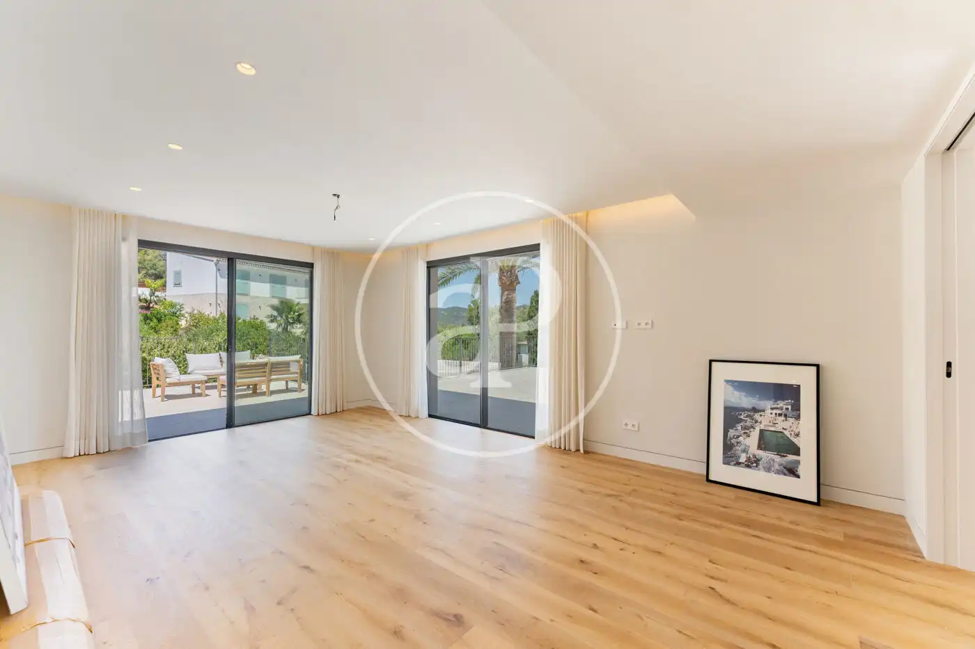 Sala d'estar de Pis en venda en Calvià amb Aire condicionat, Calefacció i Jardí privat