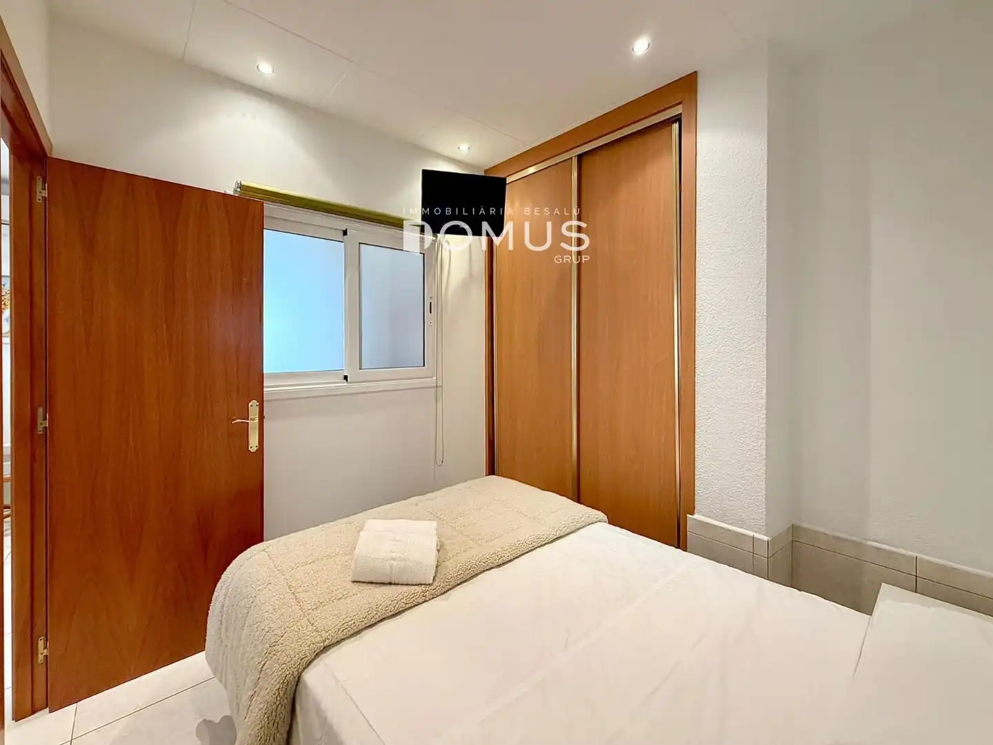 Bedroom of Flat for rent in L'Escala  with Air Conditioner, Heating and Furnished