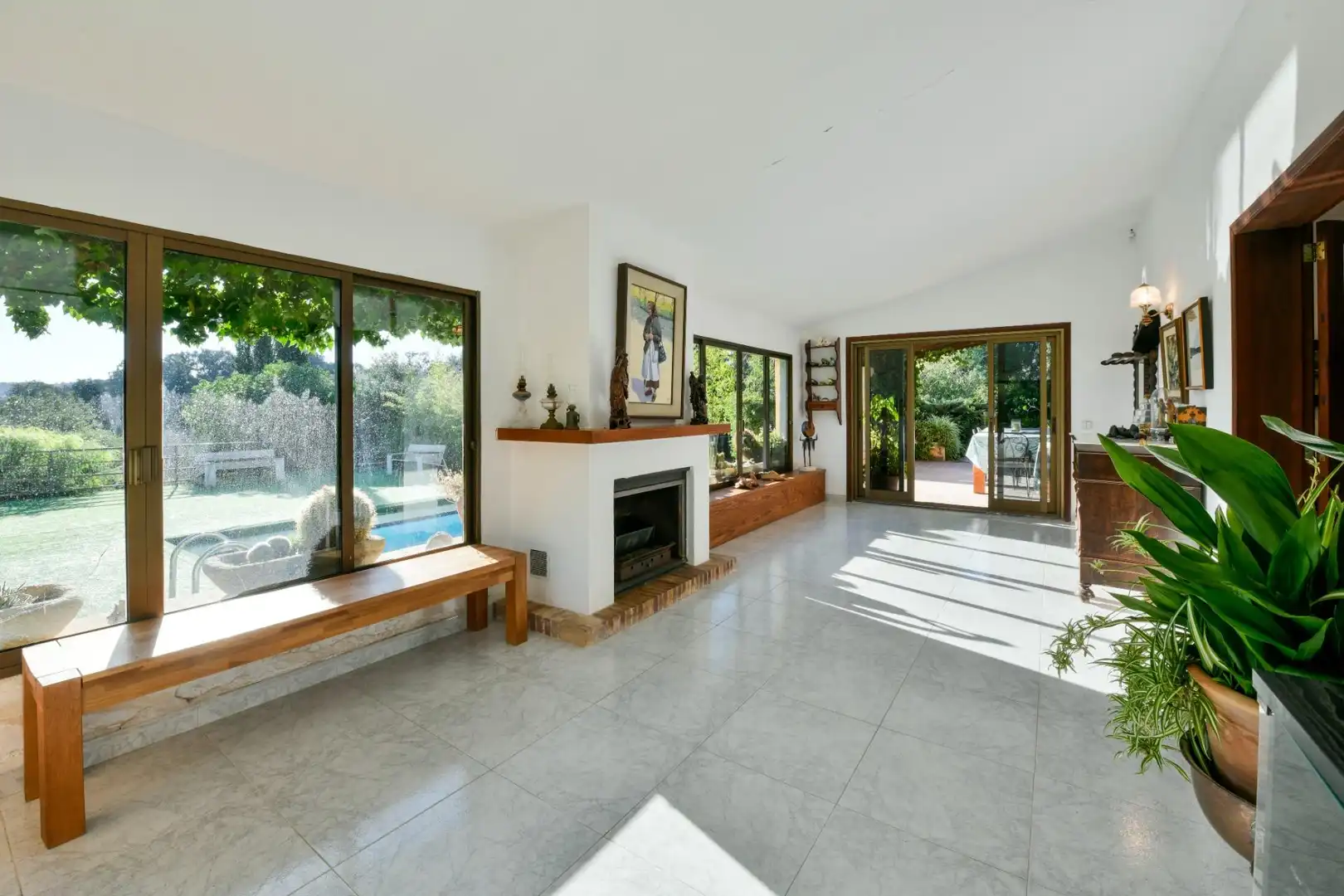 Sala de estar de Finca rústica en venta en Inca con Aire acondicionado, Jardín privado y Terraza