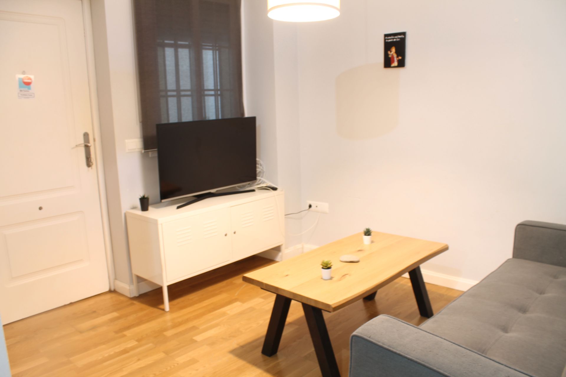 Sala d'estar de Apartament en venda en El Puerto de Santa María amb Aire condicionat, Parquet i Moblat