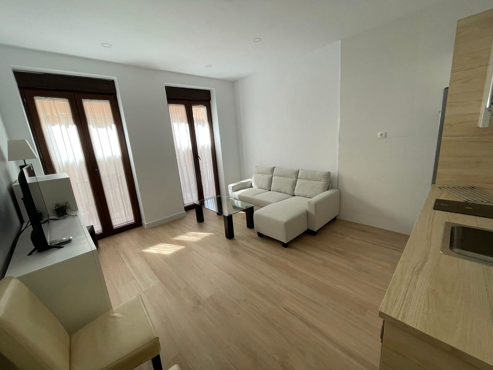 Living room of Flat to rent in Badajoz Capital  with Air Conditioner, Heating and Furnished