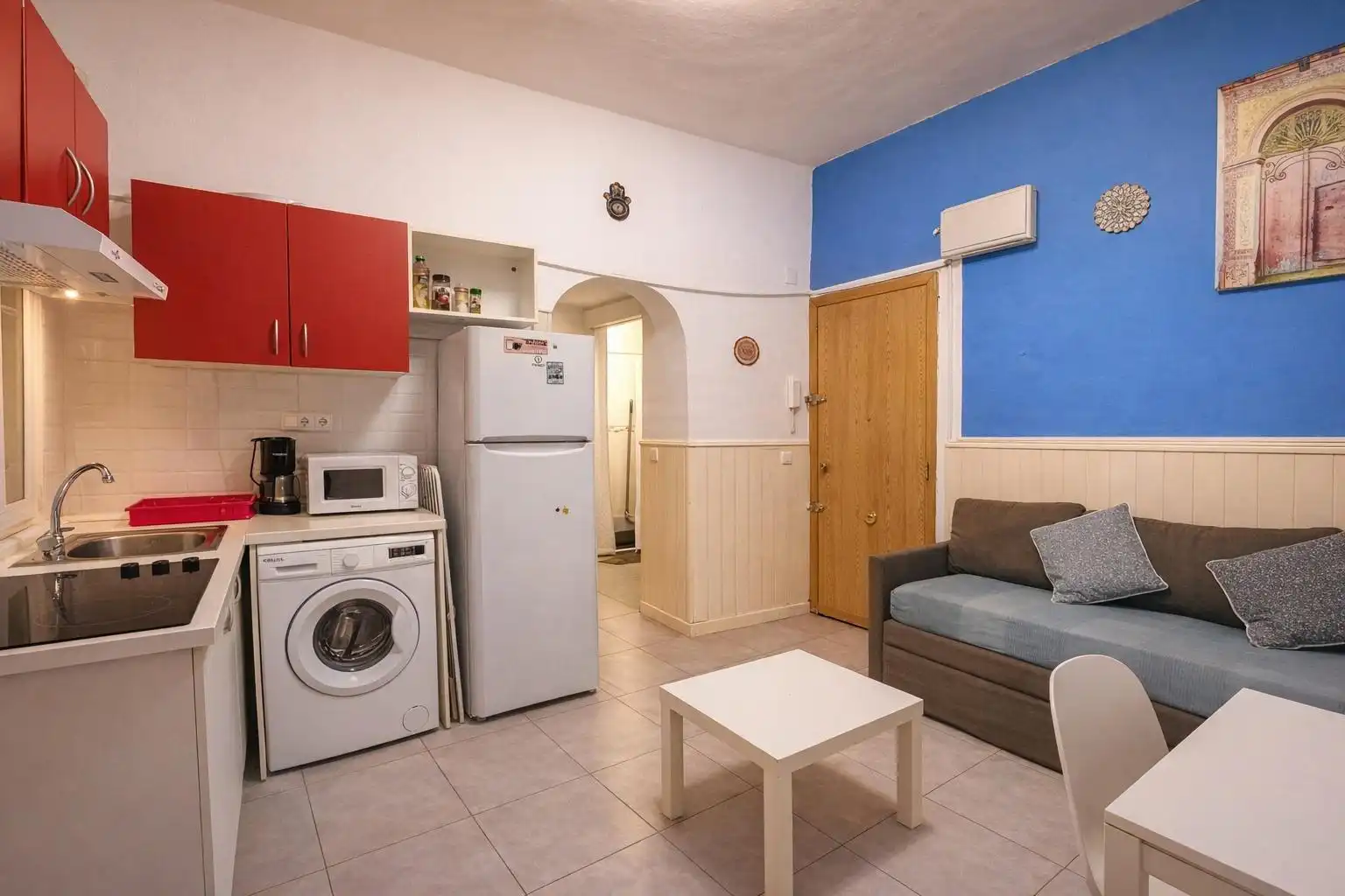 Küche von Wohnungen zum Verkauf in Madrid mit Heizung und Möbliert
