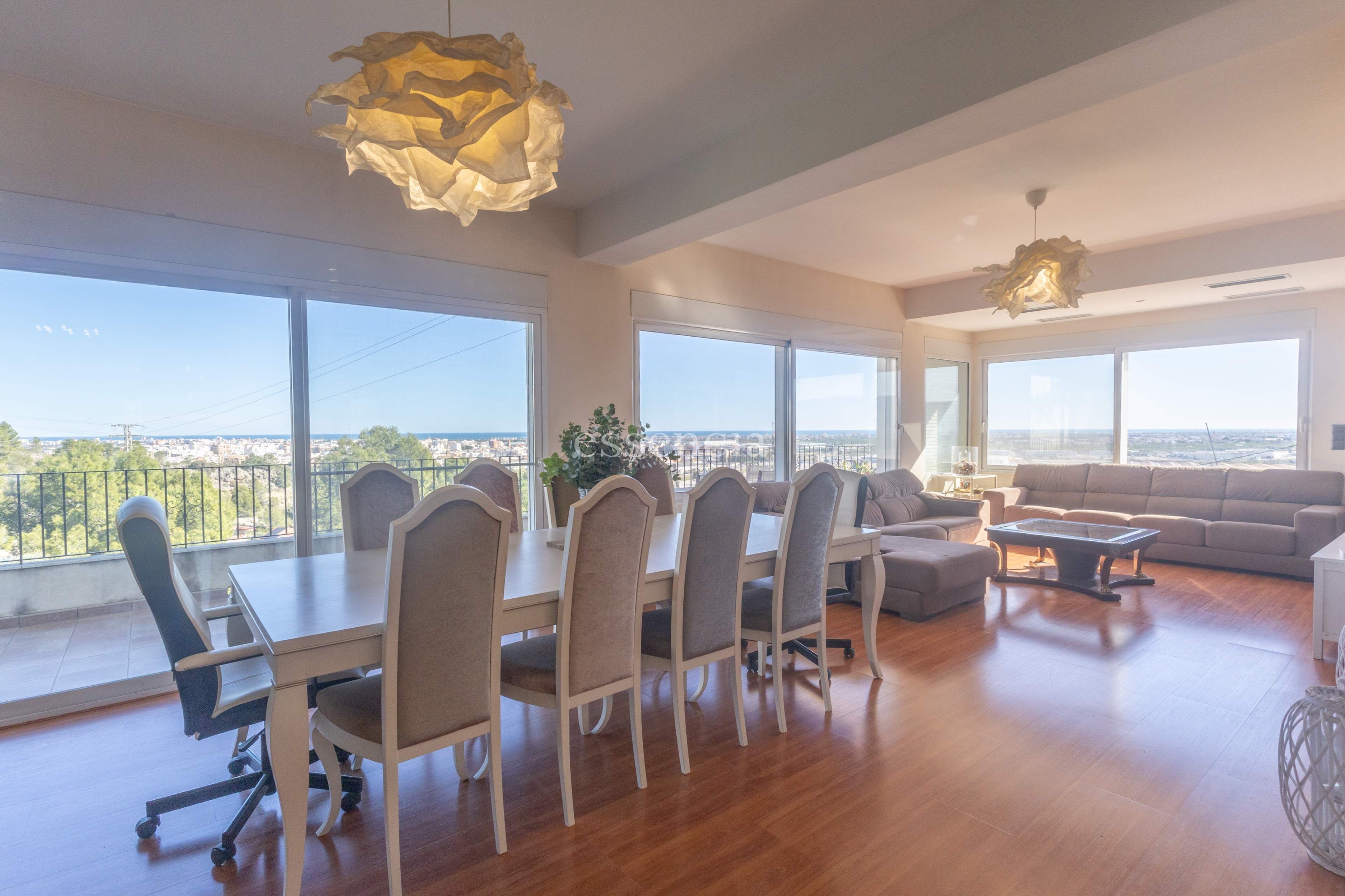 Dining room of House or chalet for sale in El Real de Gandia  with Air Conditioner, Private garden and Terrace