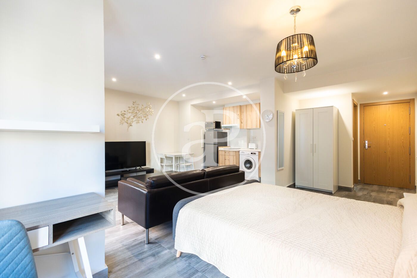 Bedroom of Loft to rent in  Valencia Capital  with Air Conditioner, Heating and Furnished