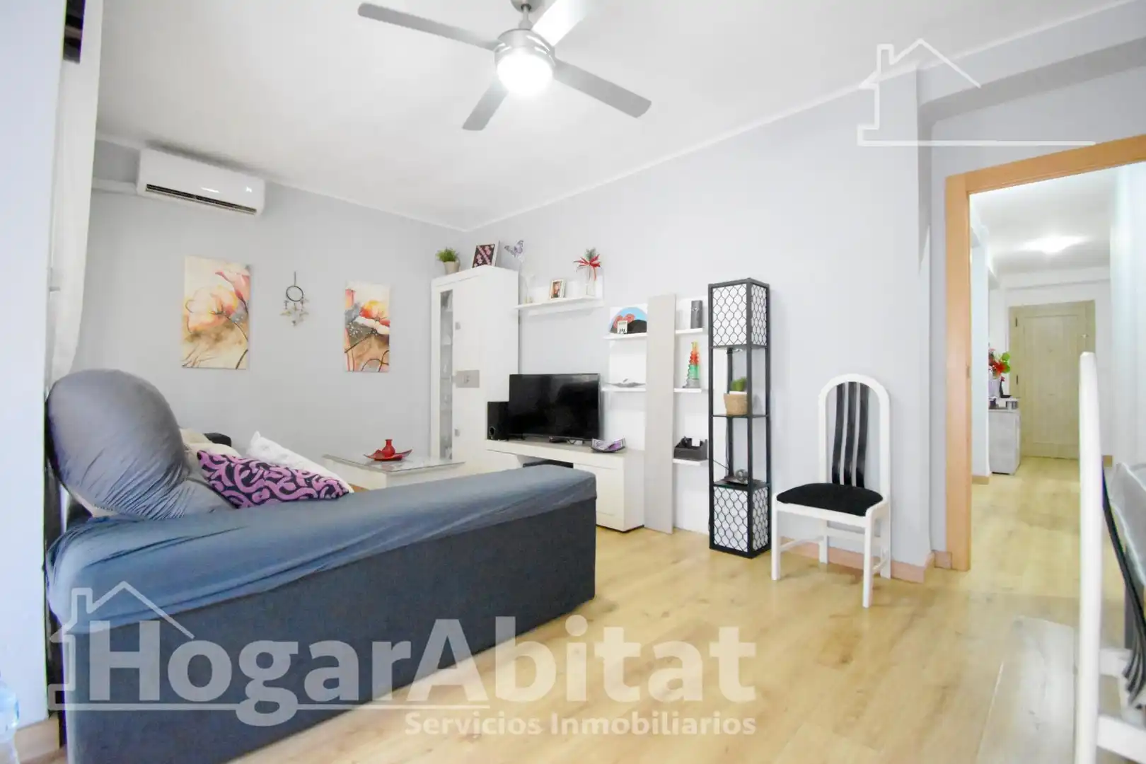 Bedroom of Flat for sale in Oliva  with Air Conditioner, Heating and Terrace