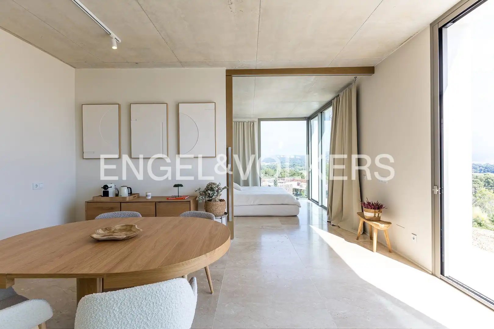 Sala de estar de Casa o chalet de alquiler en Sitges con Aire acondicionado, Calefacción y Jardín privado