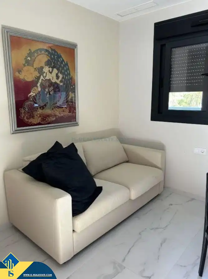 Wohnzimmer von Dachboden zum Verkauf in Orihuela mit Klimaanlage, Heizung und Terrasse