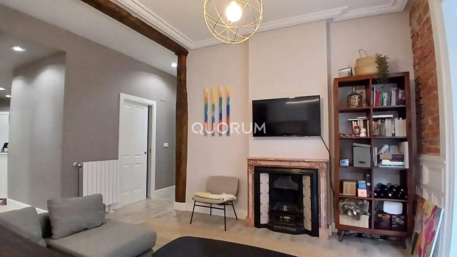 Sala de estar de Piso en venta en Bilbao  con Calefacción