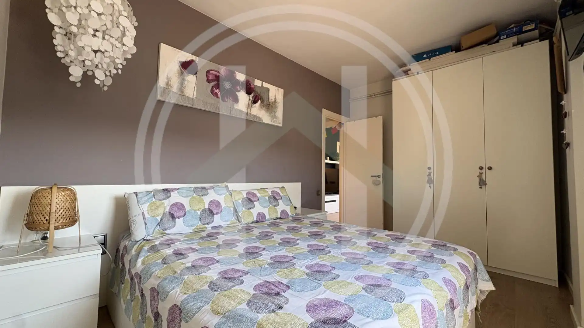 Bedroom of Flat for sale in Granollers  with Heating, Parquet flooring and Balcony