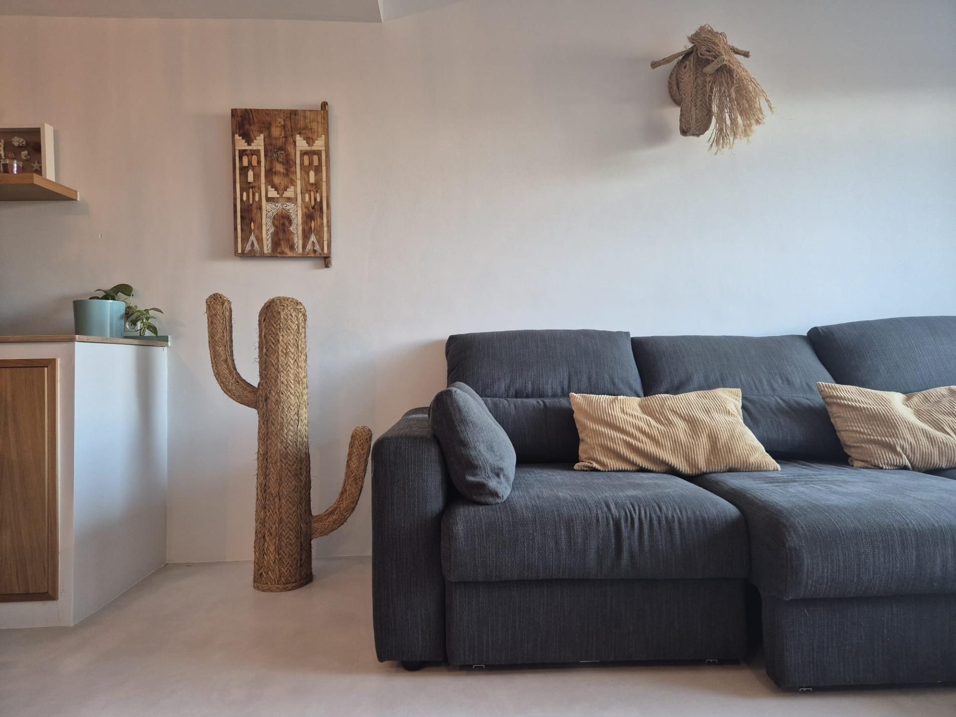 Sala d'estar de Casa o xalet en venda en San Javier amb Aire condicionat, Jardí privat i Terrassa