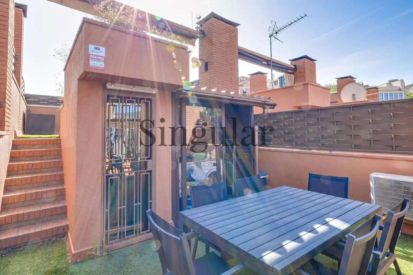 Terraza de Casa adosada en venta en Barcelona con Aire acondicionado, Calefacción y Terraza