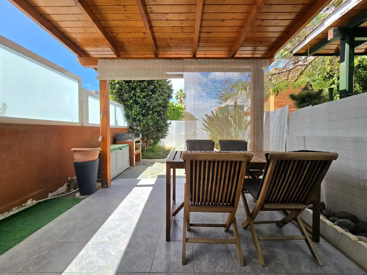 Terraza de Dúplex de alquiler en San Bartolomé de Tirajana con Terraza, Amueblado y Piscina comunitaria