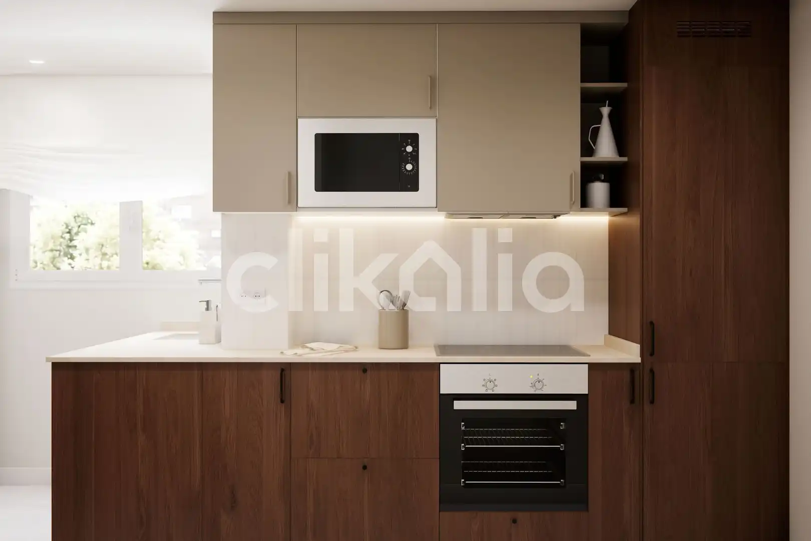 Kitchen of Flat for sale in Madrid  with Air Conditioner, Heating and Terrace