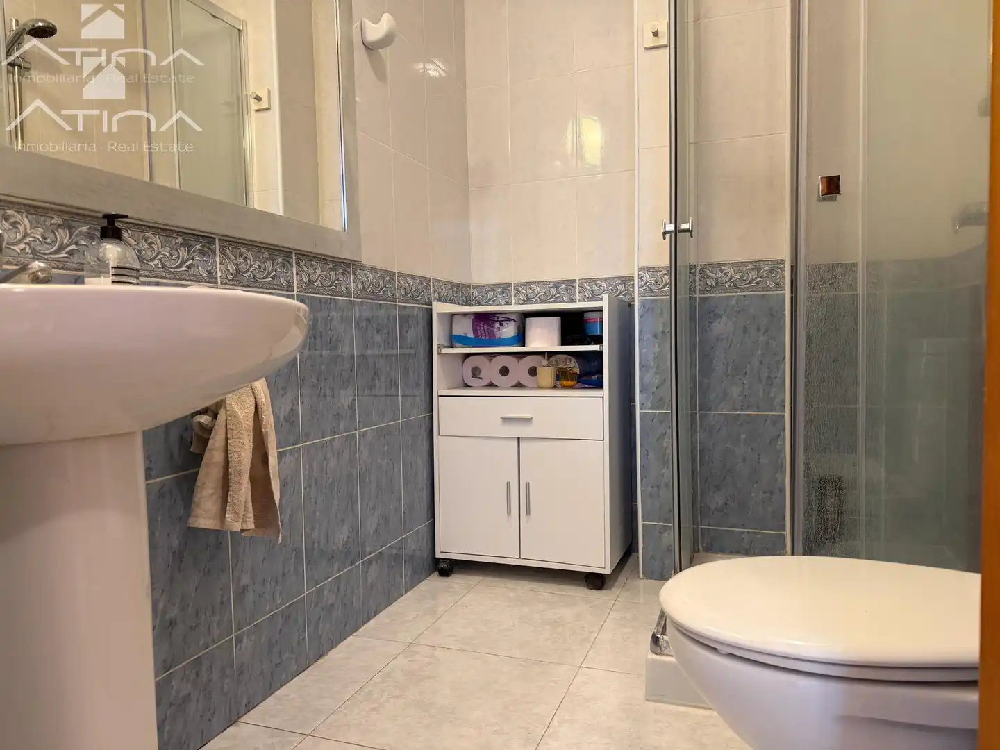 Bany de Apartament en venda en Benitachell / El Poble Nou de Benitatxell amb Aire condicionat, Jardí privat i Terrassa